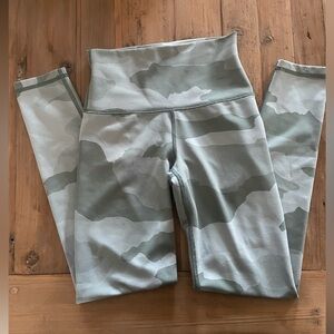 Aerie Green and Gray Leggings High Waist Performance